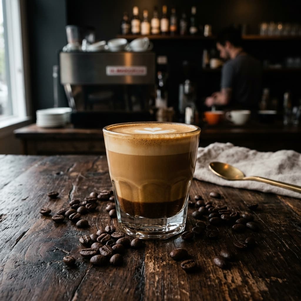 Smoked Vanilla Cortado